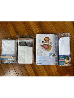 Vintage Deadstock Charles Craft & Dimensions Baby Cross Stitch Kit Lot Afghans
